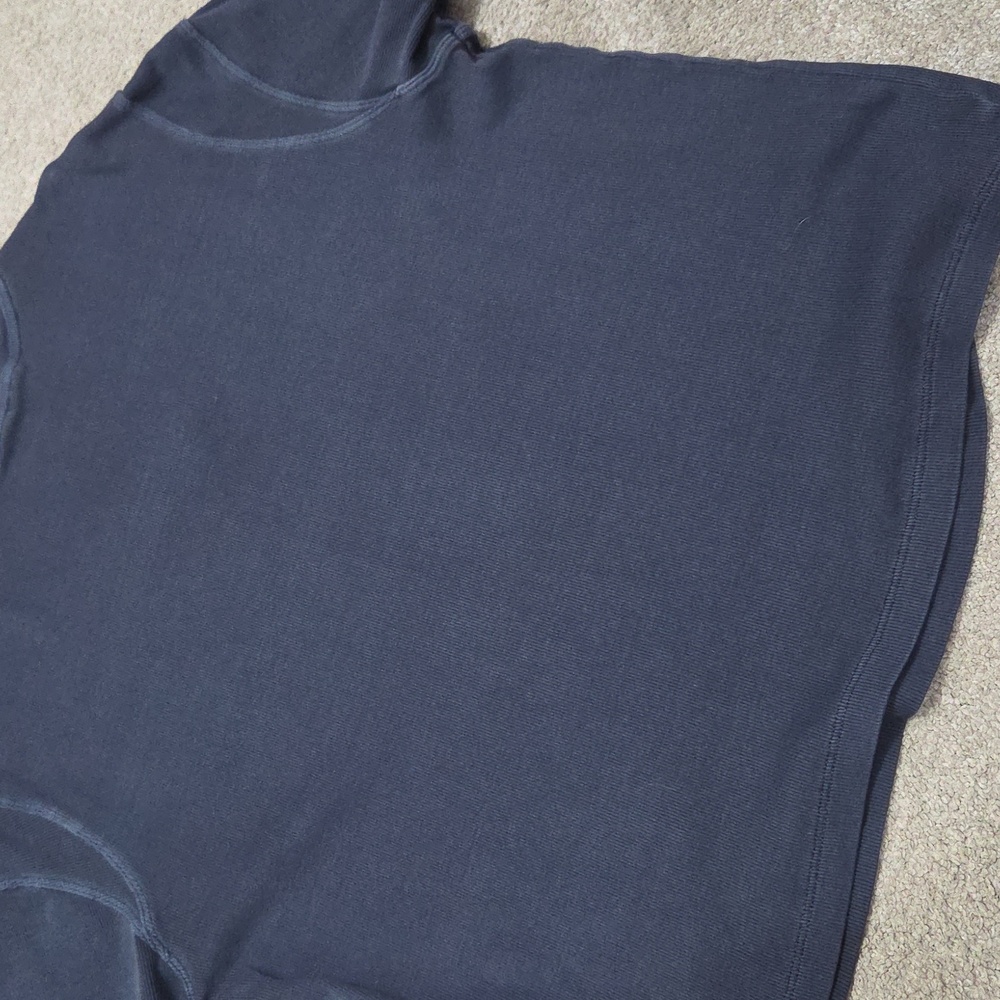 Gymshark Dark Blue Ribbed Boxy Tee - Picture 3 of 4